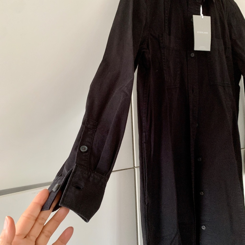 Everlane Utility Belted Button Down Shirt Dress sz6 NWT - Picture 6 of 10